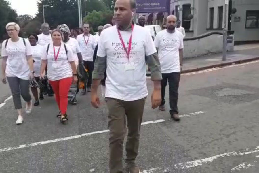 Mont rose college organised Charity Walk | Mont Rose College