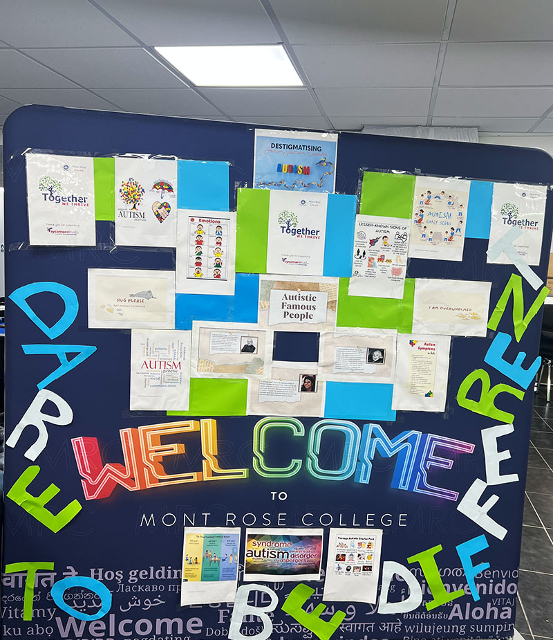 Autism Awareness day at Mont Rose College