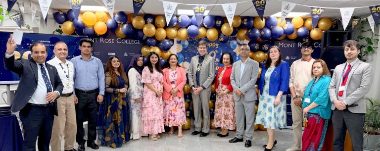 Distinguished guests attending the Mont Rose College 20th Anniversary celebration