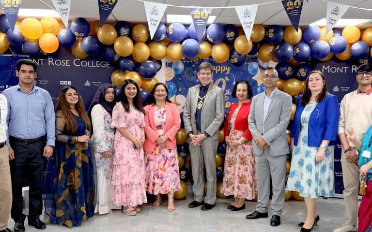 Distinguished guests attending the Mont Rose College 20th Anniversary celebration