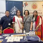 Mont Rose College team welcoming visitors at the Redbridge Boishakhi Mela 2026 information stand